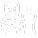 A white rectangular product, likely a small plastic container, box, or cover, featuring a printed black graphic of a stylized bird head with a heart-shaped eye and a curved beak.